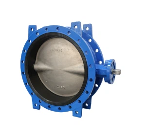 Siège remplaçable/doublure lâche EPDM/NBR joint doublé en caoutchouc vanne papillon à Double bride de connexion pour l'eau