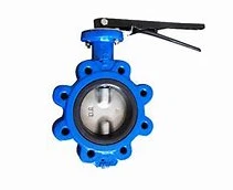 Vanne papillon concentrique de style cosse avec deux arbres