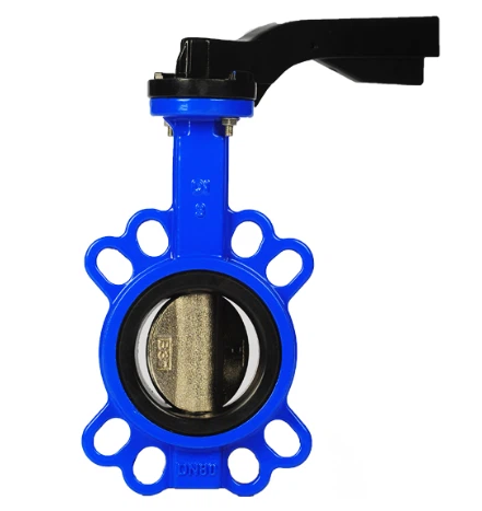 Fabricant de vanne papillon à eau en fonte à commande manuelle à joint souple